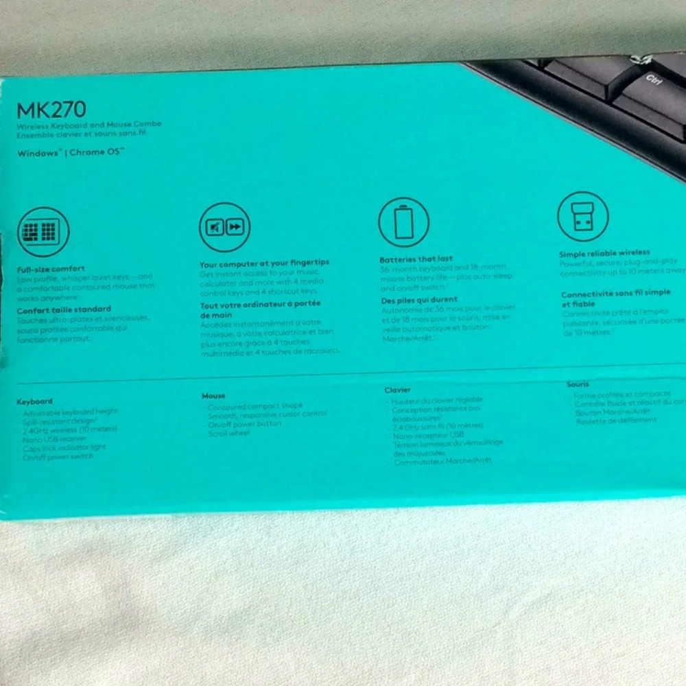 Logitech MK270 Wireless Keyboard
